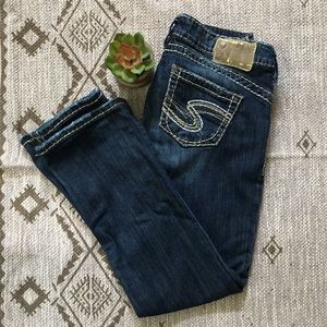 Silver Jeans Tuesday 16 1/2 Dark Wash Denim